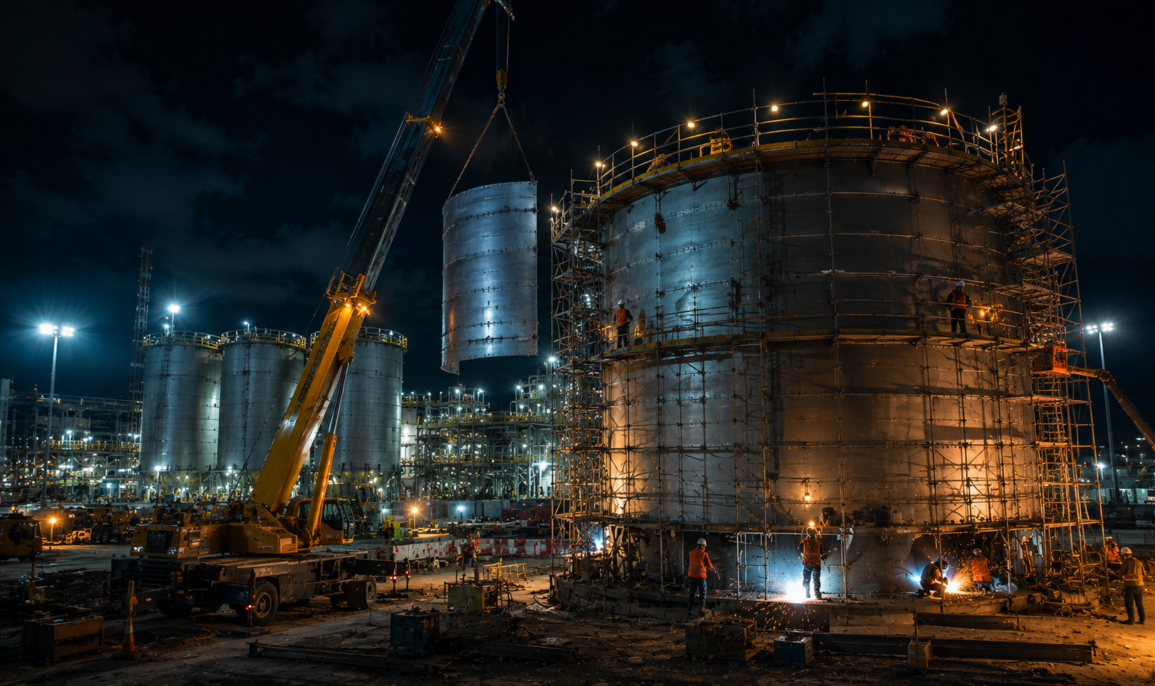 Construcción de silos de hormigón llave en mano